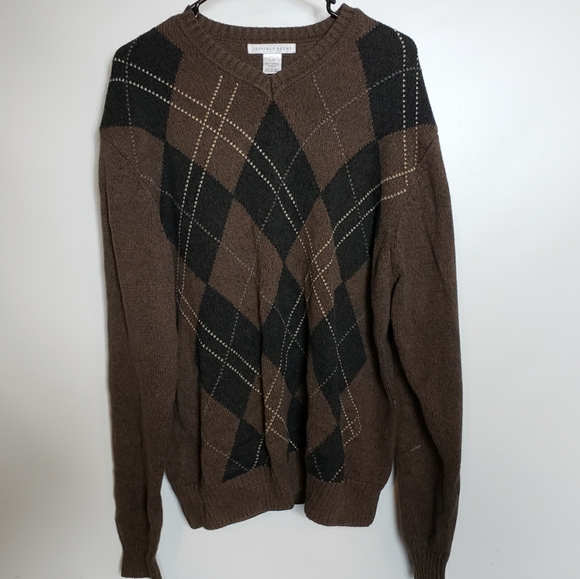 Geoffrey Beene Sweaters | Geoffrey Beene Men's 100% Cotton Sweater Size L | Color: Black | Size: L | Loveandjunk's Closet
